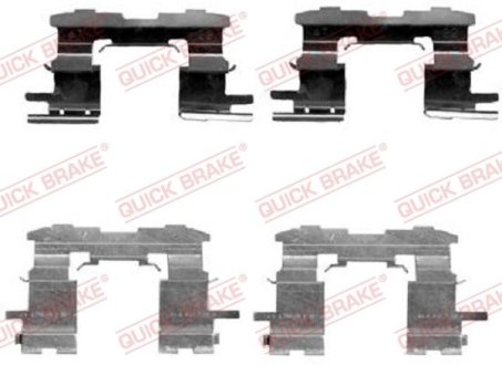 Комплект прижимних планок гальмівного супорту QUICK BRAKE 109-1631