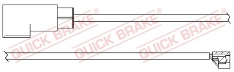 Датчик зносу гальмівних колодок QUICK BRAKE WS 0312 A