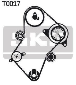 Ролик ременя ГРМ SKF VKM 13241