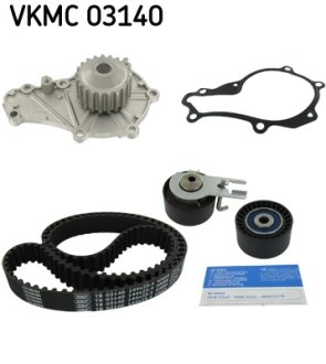 Комплект ГРМ, пас+ролик+помпа SKF VKMC 03140