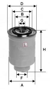 ФІЛЬТР паливний SOFIMA S 1410 NR