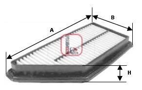 Фільтр повітряний SOFIMA S 3337 A