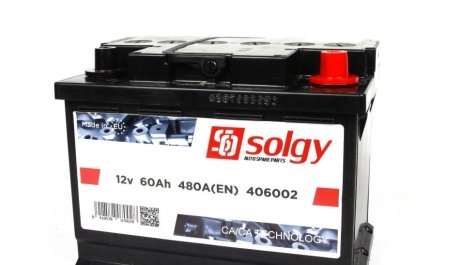 Стартерна батарея (акумулятор) Solgy 406002