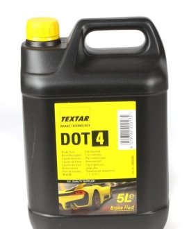 Гальмівна рідина DOT4 5L TEXTAR 95002300