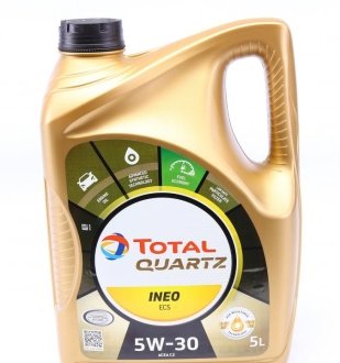 Олива моторна Quartz Ineo ECS 5W30 (5 Liter) TOTAL 213683