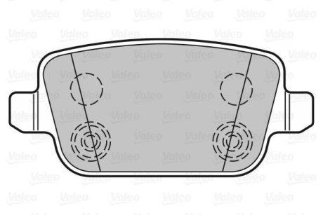 Комплект гальмівних колодок Valeo 301935