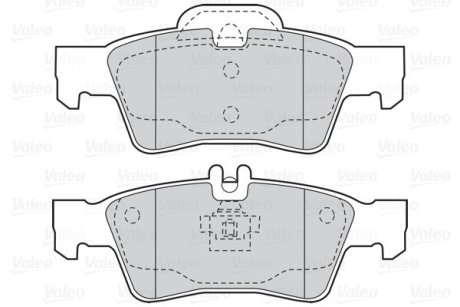 Комплект гальмівних колодок Valeo 302039 (фото 1)