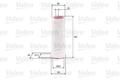 Фільтр повітряний Valeo 585625