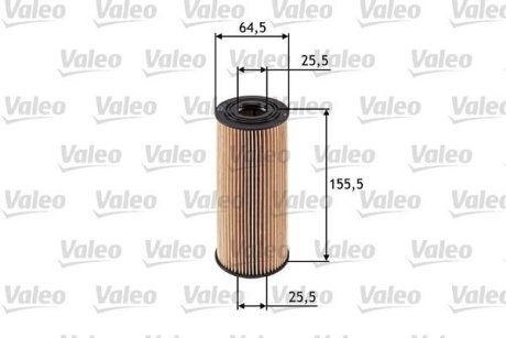 Масляний фільтр (патрон) Valeo 586502