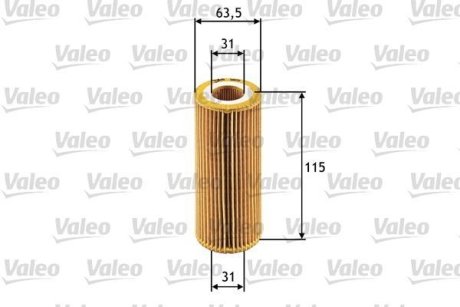 Фільтр масляний Valeo 586511