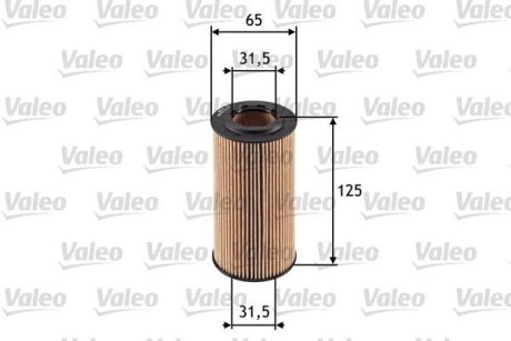 Масляний фільтр (патрон) Valeo 586552