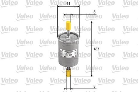 ПАЛИВНИЙ фільтр Valeo 587008