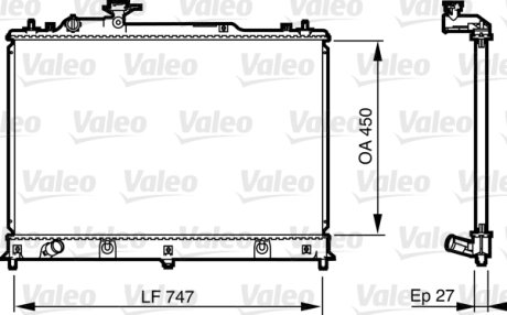 Радіатор Valeo 735577