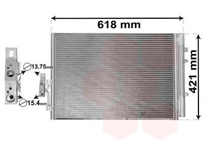 Радиатор кондиціонера Van Wezel 06005481