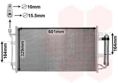 Радиатор кондиціонера Van Wezel 33005387