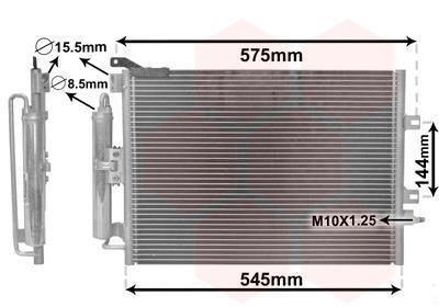 Радиатор кондиціонера Van Wezel 43005395