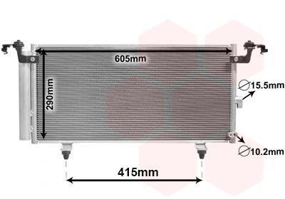 Радиатор кондиціонера Van Wezel 51005084