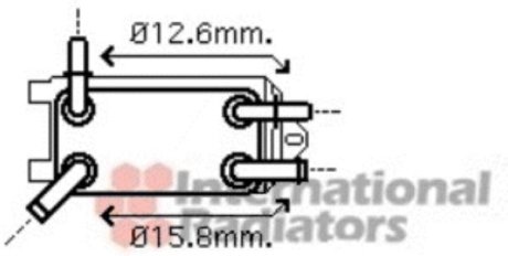 Радиатор оливи Van Wezel 59003135