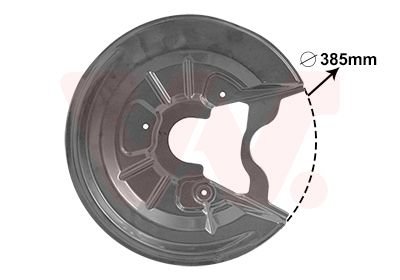 Захист гальмівного диска Van Wezel 7623373