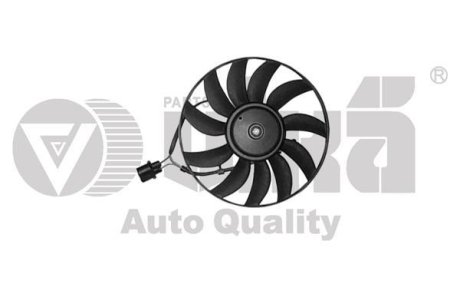 Вентилятор радиатора 220W Skoda Octavia (04-08,09-13)/VW Caddy (04-), Golf (04-)/Audi A3 (04-13)/Seat Leon (06-10,11-13) Vika 99590014001 (фото 1)