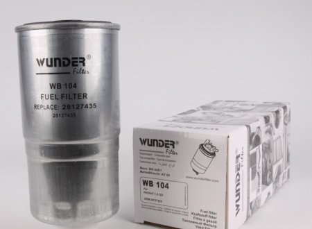Фильтр топливный VW/Audi 1.6/1.9D/TD WUNDER FILTER WB 104