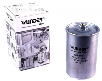 Фильтр топливный VW Golf II 1.8 GTI 16V 86- WUNDER FILTER WB 119