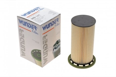 Фильтр топливный Audi A3/Q2/TT/Skoda Octavia/SuperB/VW Caddy/Golf/Passat/Polo/Ti WUNDER FILTER WB 141