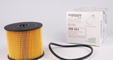 Фильтр топливный Citroen Berlingo/Peugeot Partner 2.0HDi 99-05 (сис-ма Siemens) WUNDER FILTER WB 403 (фото 1)