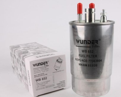 Фильтр топливный Fiat Doblo 1.3JTD WUNDER FILTER WB 652