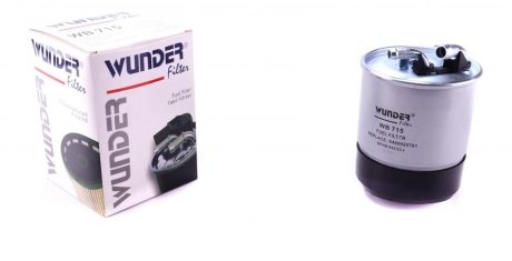 Фильтр топливный MB Sprinter 2.2-3.0 CDI (+ отв. датчика воды) WUNDER FILTER WB 715