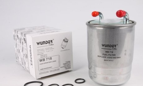 Фільтр паливний WUNDER FILTER WB 718