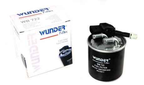 Фильтр топливный MB Sprinter 2.2CDI OM651 (с датчиком) WUNDER FILTER WB 722