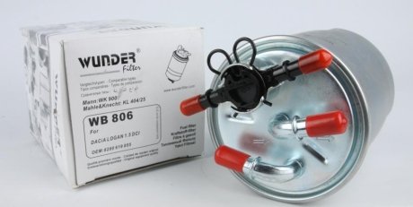 ФІЛЬТР паливний WUNDER WUNDER FILTER WB 806