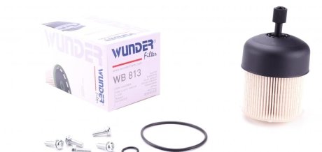 Фильтр топливный Renault Kangoo/Dokker/Duster/Logan 1.5dci 10- WUNDER FILTER WB 813