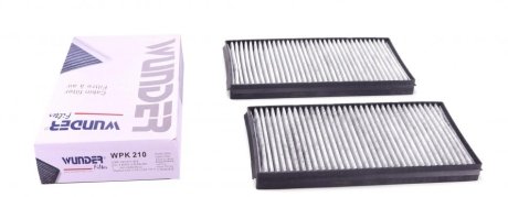 Фильтр салона BMW 5 (E60) 3.0D 01- (угольный) WUNDER FILTER WPK 210