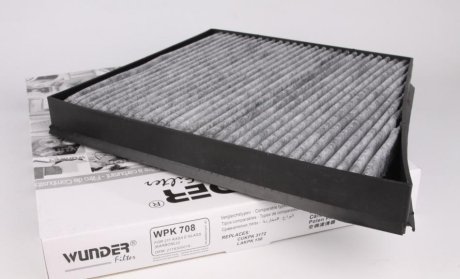 Фильтр салона MB E-class (W211) (угольный) WUNDER FILTER WPK 708/1