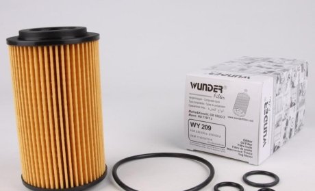 Фильтр масляный BMW 3(E46)/5 (E39) 00-05 WUNDER FILTER WY 209