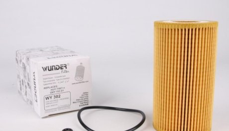 Фильтр масляный Opel Omega B/Vectra B/Astra G 2.0/2.2DTI WUNDER FILTER WY 302