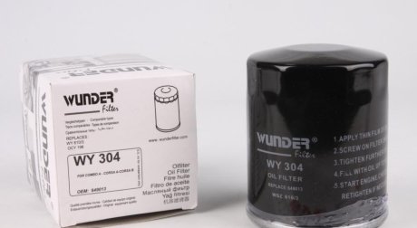 ФІЛЬТР масляний WUNDER WUNDER FILTER WY 304