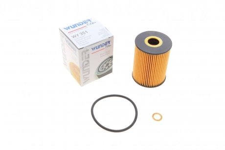 Фильтр масляный Chevrolet Captiva/Cruze/Epica/Lacetti/Nubira/Opel Antara 2.0D 05 WUNDER FILTER WY 351