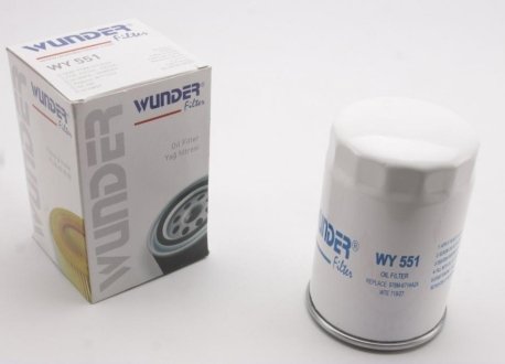 Фільтр масляний WUNDER WUNDER FILTER WY 551