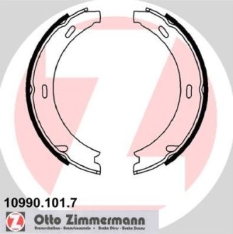 Комплект гальмівних колодок ZIMMERMANN 10990.101.7