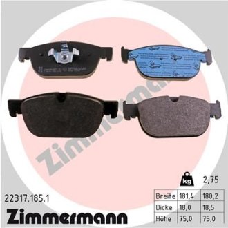 Комплект гальмівних колодок ZIMMERMANN 22317.185.1